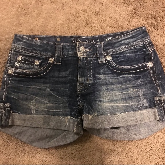Miss Me Denim Shorts - Picture 1 of 10